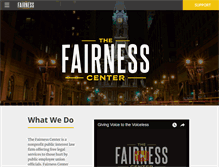 Tablet Screenshot of fairnesscenter.org